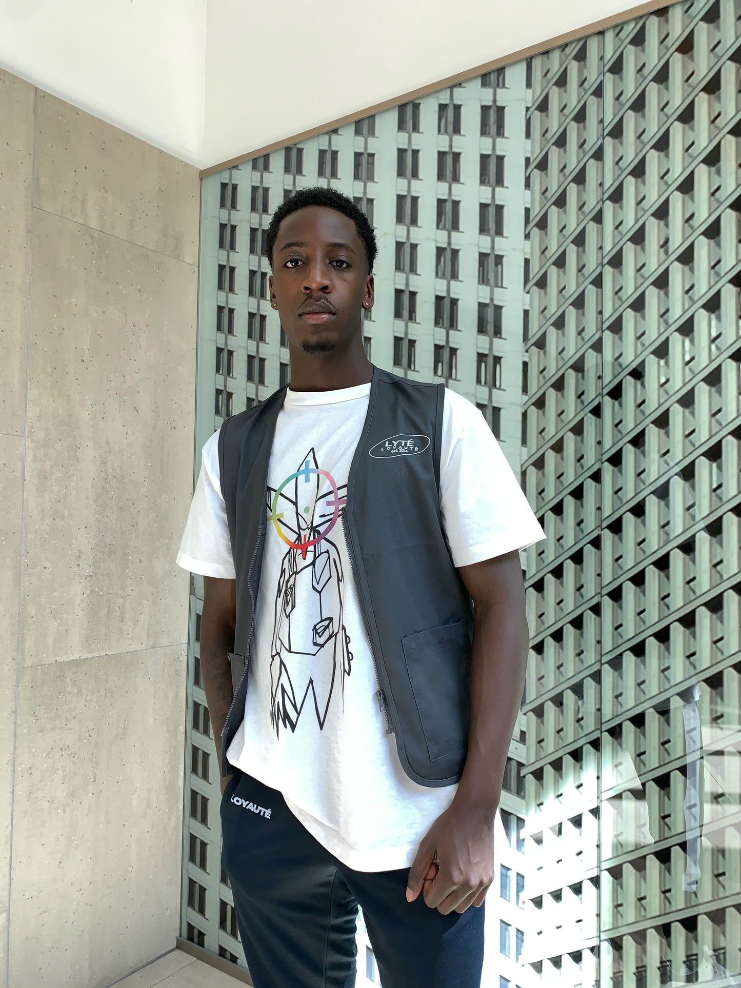 MINIMAL CARGO GILET | CHARCOAL