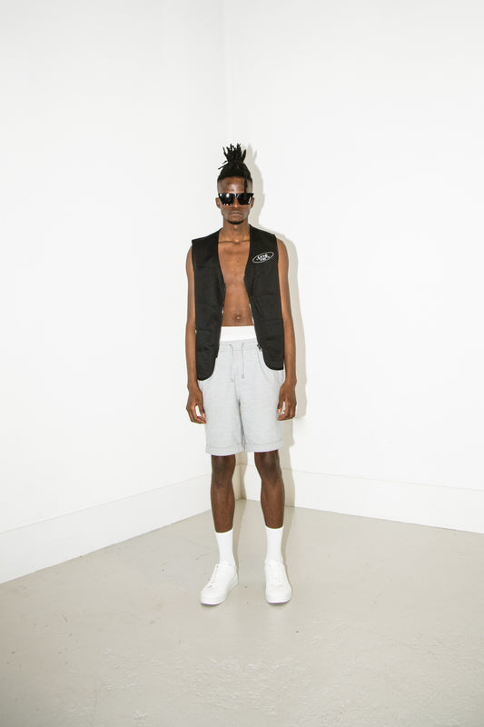 MINIMAL CARGO GILET | BLACK